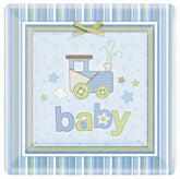 Carter's Baby Boy Square Dinner Plates (8 count)